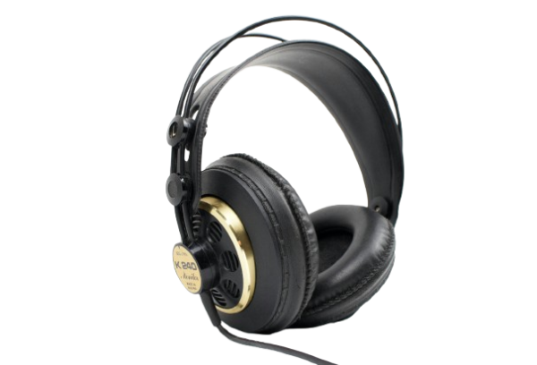 black hearphone